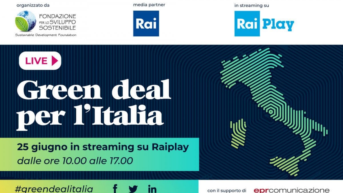 Green deal per l’Italia, la maratona per la sostenibilità su Raiplay